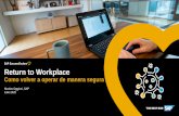 Return to Workplace · 2020-07-21 · Sistema de registro unificado de los empleados con toda la información consolidada y actualizada de personal interno y externo Automatización