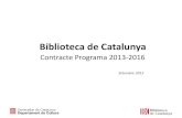 Biblioteca de Catalunya€¦ · continguts digitals patrimonials catalans. Promoure la participació dels ciutadans i agents del patrimoni a través dels continguts digitals. Consolidar