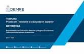TEMARIO Prueba de Transición a la Educación Superiorcolegiocristobalcolongae.cl/wp-content/uploads/2020/04/4... · 2020-04-01 · Los criterios de pertinencia, relevancia y equidad,