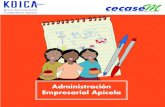 Administración Empresarial Apícola · sobre administración empresarial para las treinta mujeres productoras apíco-las de la Subcentral de Conchupata de Quiabaya dentro del Proyecto