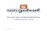 PLAN DE CONVIVENCIA - Colegio San Gabriel€¦ · Plan de Convivencia del centro se procurará la formación en los siguientes valores: respeto, responsabilidad, libertad, igualdad,