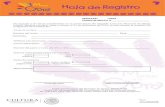 HOJA DE REGISTRO-MANITAS A LA OBRA 2 convocatoria · 2018-09-04 · anitðS Hoja de Registro MANTAS/ /2016 Ciudad de México, a De acuerdo a las bases establecidas en la convocatoria