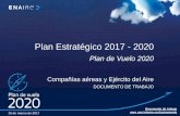 Plan Estratégico 2017 - 2020 · 2019-12-25 · Plan de Vuelo 2020. 5/30 Documento de trabajo para uso interno exclusivamente MAPA DE TRANSFORMACIÓN Seguridad + Seguros 3,67 3,35