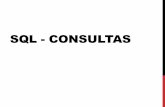 SQL - CONSULTAS… · consulta separados por comas, si todos * Pon las tablas donde están los campos, si varias pon comas Condición(-es) que deben cumplir ... • Selecciona los