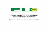 BALANCE SOCIAL COOPERATIVO · 2018-02-15 · 2017 3 Carta de presentacion del Balance Social Cooperativo (BSCoop) de la Cooperativa de Ahorro, Credito y Servicios Universitaria Limitada.