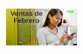 Ventas de Febrero - Sagegrupo.sage.es/customers_services/comunicados/FY17/Internos-CS/… · Si eres el técnico que consigue más importe de ventas. Mínimo 4 leads cerrados.