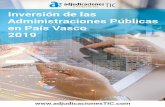 Inversión por tipo de administración 2019.socinfodigital.es/wp-content/uploads/2020/02/pais_vasco.pdf · del 2% a la de 2018. Con una población de 2,1 millones de habitantes, el