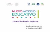 Educación Media Superior · egresados de la EMS. • Incorpora las Habilidades socioemocionales ... TIC. Estructura de los programas de estudio 2017 UsodelasTICparaAprendizajes.