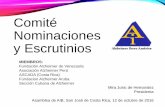 Comité Nominaciones y Escrutinios · 2016-09-15 · Es Profesor Titular de Salud Mental II y Salud Mental III de la Facultad de Medicina de Mar del Plata (UFASTA). Ha dictado más