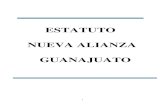 ESTATUTO NUEVA ALIANZA GUANAJUATO · 2019-01-17 · Nueva Alianza Guanajuato es una organización abierta a todos los ciudadanos y ciudadanas Guanajuatense que deseen participar en