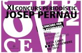 CONCURS PERIODÍSTIC JOSEP PERNAU - Lleida · CONCURS PERIODÍSTIC CONCURS PER A ESTUDIANTS D’ESO, BATXILLERAT I CICLES FORMATIUS CURS 2016-2017 JOSEP PERNAU N S P E U O J R E P