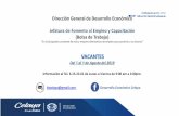 VACANTES - Municipio de Celaya · 2019-08-05 · trabajo en equipo l-v de 8:30 am a 6 pm $ 8,000.00 men 49 colegio hispano de celaya a.c. maestra de inglÉs tÉcnico-profesional f