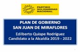 Presentación de PowerPoint...VISIÓN “San Juan de Miraflores, la ciudad con mejor calidad de vida en el Perú” MISIÓN “Somos una institución con una administración municipal