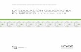 LA EDUCACIÓN OBLIGATORIA EN MÉXICO Informe 2018gaceta.diputados.gob.mx/Gaceta/63/2018/abr/Inee_2018.pdf · ECEA Evaluación de las Condiciones Básicas para la Enseñanza y el Aprendizaje