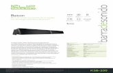 KSB-200 DS SPA 06-17-2016img.cartimex.com/v2/pdf/KSB-200.pdf · tecnología inalámbrica Bluetooth y una calidad acústica inigualable • Ostenta 120 watts de potencia de salida
