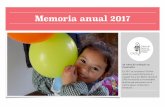 Memoria anual 2017 - Centro CADI | Centro de Apoyo al ... · Memoria anual 2017 25 años de trabajo en Casavalle: En 2017 se cumplieron 25 años ... que se transforma en una gran