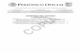 PERIÓDICO OFICIAL - Gobierno del Estado de Tamaulipas€¦ · la identidad jurídica de una persona: acta de nacimiento, documento migratorio, carta de naturalización y certificado