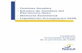 Cuentas Anuales Estados de Cambios del Patrimonio Neto ... · 4 Fundación Universidad Empresa de la Provincia de Cádiz Cuentas anuales, ECPN, Memoria y Liquidación del presupuesto