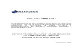 ESTUDIO TARIFARIO - SEDA Huánuco S.A. · 2013-05-13 · estudio tarifario determinacion de la formula tarifaria, estructura tarifaria y metas de gestion aplicable a la empresa municipal