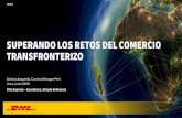 SUPERANDO LOS RETOS DEL COMERCIO TRANSFRONTERIZO · 2020-06-25 · Aspectos Claves para Acceder a Mercados Internacionales 3. E-Commerce: Opción para Crecer y Cómo Te Ayuda DHL