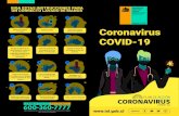 SIGA ESTAS INSTRUCCIONES PARA UN CORRECTO LAVADO DE … · Coronavirus COVID-19 3 Frote sus manos palma con palma. 4 Ponga la palma de la mano derecha contra el dorso de la mano izquierda