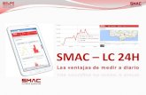 SMAC – LC 24H · SMAC ha permitido seguir la evolución del consumo, detectar nuevas incidencias en la medida, y reclamar la situación hasta la sustitución del equipo de medida