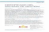 CERTIFICADO DEL SISTEMA DE GESTIÓN...2013/10/09  · ANEXO DEL CERTIFICADO ISO 9001:2008, Nº 200046-2016-AQ-IBE-ENAC ACTIVIDADES DEL CERTIFICADO Y EMPRESAS INTEGRANTES DEL GRUPO