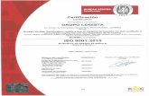 Certificado ISO 9001 2015 - logista.es±a... · Certificado en vigor: 25/07/2018 probación original Original approval date : Other Certification Body: 29/12/1999 Entidad de Certificación: