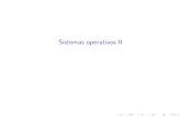 Sistemas operativos II - QueGrande.orgquegrande.org/apuntes/EI/3/SO2/teoria/08-09/unix_-_procesos.pdf · Sistemas operativos II. Procesos en UNIX Introducci´on sistema operativo