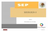 SOCIOLOGÍA IIaselgps.weebly.com/uploads/1/3/2/0/13208962/sociologia_ii.pdf · realiza interpretaciones científicas de la realidad social; Ética y Valores I retoma aspectos sobre