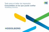 Heidelberg Colombia · Además, usted puede confiar en nuestros conocimientos y productos para obtener resultados impresionantes. Le ofrecemos varias opciones de consumibles para