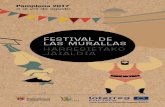 Pamplona 2017 3 al 23 de agosto · 2017-07-17 · Las murallas de Pamplona se convierten en el escenario natural para la danza, la música, el circo, el teatro en el festival del