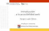Introducción a la accesibilidad web - RUA: Principal...Introducción a la accesibilidad web Principio 2: Operable: Los componentes de la interfaz de usuario y la navegación debe