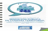 LINEAMIENTOS PARA EL PROCESO DE RENDICIÓN PÚBLICA DE CUENTAS … · se presentan los lineamientos para el proceso de rendición pública de cuentas territorial sobre la garantía