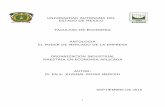 UNIVERSIDAD AUTONOMA DEL FACULTAD DE ECONOMIA ANTOLOGIA EL PODER DE MERCADO DE … · 2017-04-23 · 1 universidad autonoma del estado de mexico facultad de economia antologia el