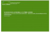 CONVOCATORIA CYTED 2008 - UPM · Mejorar las condiciones generales de salud de la población de Iberoamérica potenciando el desarrollo, evaluación, utilización y transferencia