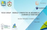 FOCUS GROUP - MODELO Y PROYECTOS DE DESARROLLO …€¦ · 11.20 –11. 50 Discusión sobre el modelo de desarrollo económico, cadenas priorizadas y enfoque estratégico Facilita: