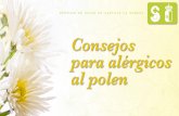 Servicio de Salud de Castilla-La Manchasescam.castillalamancha.es/sites/sescam.castillala... · Identificar el polen al que eres alérgico. Conocer su época de aparición y evitar