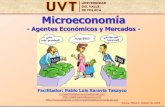 Agentes Económicos y Mercados · Asignatura: Microeconomía M. en Eco. Pablo Luis Saravia Tasayco e-mail: competitividadyeconomia@gmail.com blog: