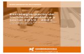 Estrategia-pacto de incidencia política y social 2019 - 2022 · Estrategia-pacto de incidencia política y social. Revisión de las normas de funcionamiento de los grupos de trabajo.