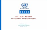 Colegio de Bibliotecarios de Chile A.G. - en el contexto del …bibliotecarios.cl/descargas/2015/10/los_datos_abiertos... · 2018-04-24 · La apertura de procesos (open process)
