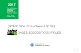 Informe Social de Vilanova i la Geltrú · 13,5 15,8 16,1 Índex de dependència juvenil-23 24,7 24,1 24,3 Índex de dependència senil (i/o gent gran) - 27,8 25,2 28,4 28,1 Índex