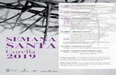 Semana Corella Final · 2019-03-23 · Vigilia de la Adoración Nocturna (Iglesia San Miguel) Viacrucis al Villar(Salida: Merced) Recorrido : C/ Merced, C/ Fitero, Avda. Villar, Avda.