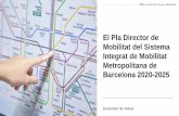 Títol de la presentació · 2020-07-15 · 1. Presentació del pdM’20-25 El Pla Director de Mobilitat (pdM) desenvolupa territorialment les Directrius Nacionals de Mobilitat. Té