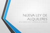 Nueva LEY DE ALQUILERES - Colegio de Martilleros y ...cmcpsi.org.ar/sites/default/files/ley-alquileres.pdf · Plazo mínimo de la locación de inmueble. El contrato de locación de