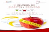 CARTA DE PRESENTACIÓN DIABETES Y... · 2 CARTA DE PRESENTACIÓN El Grupo de Diabetes y Obesidad de la SEMI-FEMI tiene el placer de invitaros a la IX Reunión de Diabetes y Obesidad