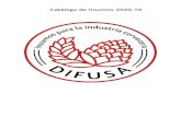 Catálogo de Insumos 2020 - difusa.mx · Catálogo de insumos 2020.10 – abril 2020 3 1. Granos y Maltas 1.1 Patagonia Malt Costales 25 kg Marca Código de producto Nombre Lovibond