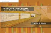 ¡lisis-financi… · Impreso en México 1 2 3 4 5 6 7 12 11 10 09 Análisis ﬁnanciero con Microsoft Excel 5a. edición Timothy R. Mayes y Todd M. Shank Presidente de Cengage Learning
