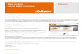 Servicios Memo para fabricantes - Julius Blum GmbH · El configurador de productos online le ayuda a encontrar y pedir los herrajes adecuados para sus muebles de manera rápida y