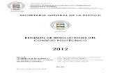 SECRETARIA GENERAL PROCURADURÍA DE LA ESPOCHlotaip.espoch.edu.ec/pdf2012/RESOLUCIONES_CONSEJO_POLITECNICO_2012- … · las 10h00.- De la Resolución No. 131.CP.2011, de fecha 12